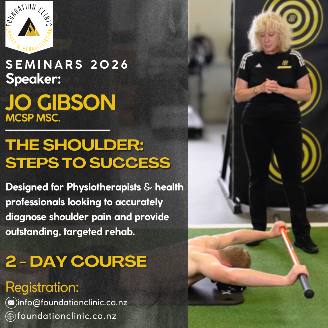 The Shoulder - Steps to Success - 2-Day Course - Auckland