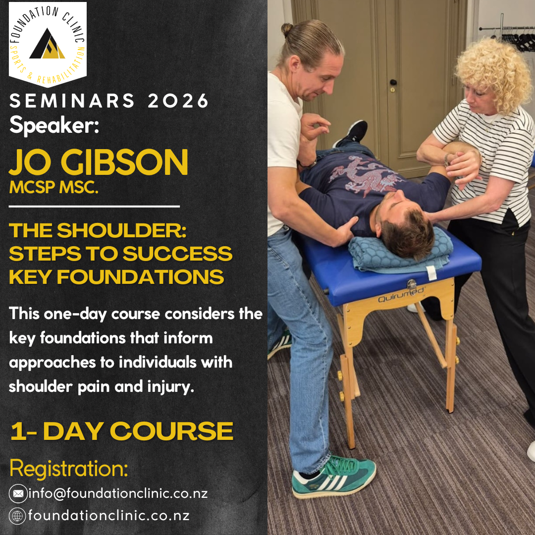 The Shoulder: Steps To Success - Key Foundations - Wellington
